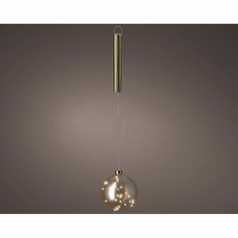 Kerstbal Lumineo Gouden Kristal &Oslash; 14 cm Om op te hangen MicroLED 2
