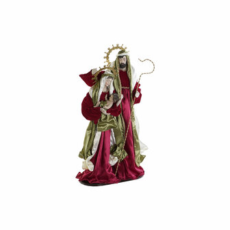 Kerststal set DKD Home Decor Wit Rood Groen 48 x 28 x 90 cm 1