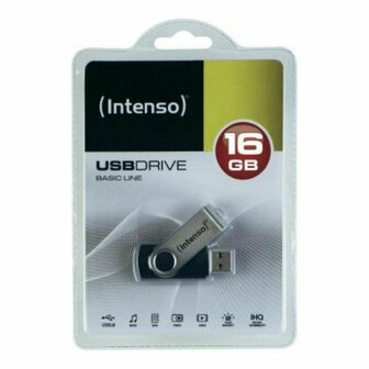 USB stick INTENSO Basic Line 32 GB Zwart Zilver 32 GB USB stick 1