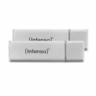 USB stick INTENSO 3531490 64 GB 2 Stuks Zilver 1
