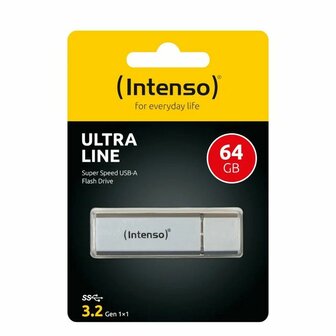 USB stick INTENSO 3531490 64 GB 2 Stuks Zilver 3
