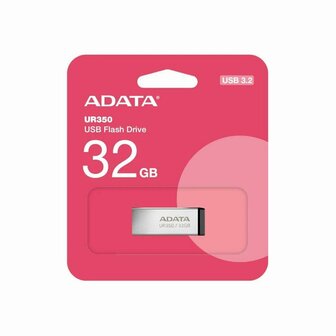 USB stick Adata UR350  Zwart Zilverkleurig 32 GB 4