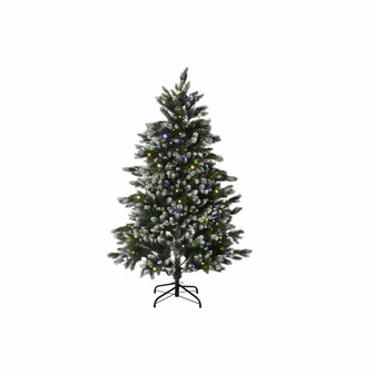 Kerstboom Home ESPRIT Groen Metaal Polyethyleen Besneeuwd 110 x 110 x 150 cm 1