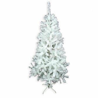 Kerstboom Wit PVC Metaal Polyethyleen 110 x 110 x 210 cm 1