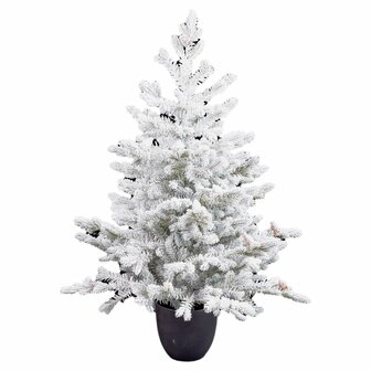 Kerstboom Polyethyleen Ananas Besneeuwd 40 x 40 x 90 cm 1