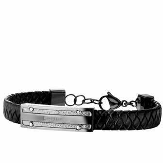 Police PJ26046BLU.03 Leer 19 cm Heren armband 1