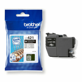 Originele inktcartridge Brother LC-421BK Zwart 3