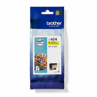 Originele inktcartridge Brother LC-424Y Geel 1