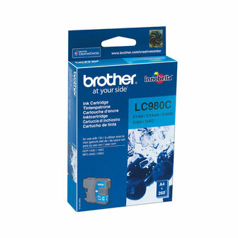 Originele inktcartridge Brother LC-980C Cyaan 1