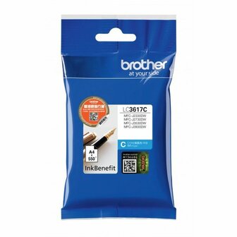 Originele inktcartridge Brother LC-3617C Cyaan 1