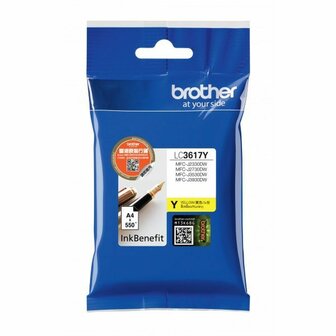 Originele inktcartridge Brother LC-3617Y Geel 1