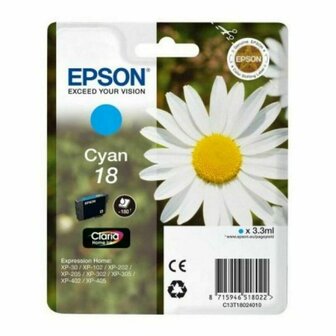 Originele inktcartridge Epson C13T18024012 Blauw Cyaan 2