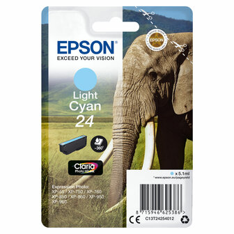 Originele inktcartridge Epson C13T24254012 Lichtcyaan 1