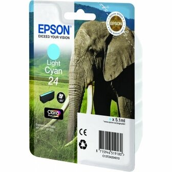 Originele inktcartridge Epson C13T24254012 Lichtcyaan 2
