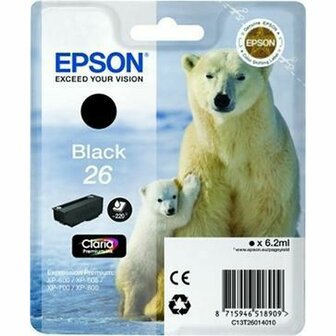 Originele inktcartridge Epson C13T26014012 Zwart 2