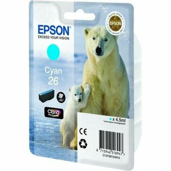 Originele inktcartridge Epson C13T26124012 Cyaan 2