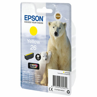 Originele inktcartridge Epson C13T26144012 Geel 3