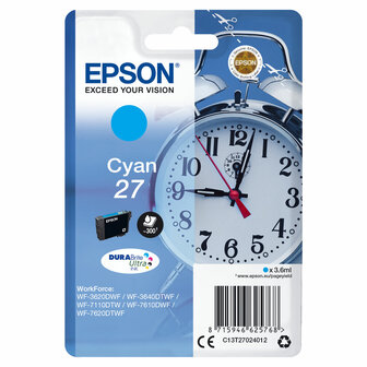 Originele inktcartridge Epson C13T27024012 Cyaan 1