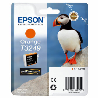 Originele inktcartridge Epson T3249 Orange Oranje 2