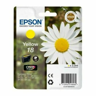Compatibele inktcartridge Epson Cartucho Epson 18 amarillo Geel 1