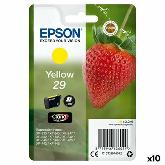 Originele inktcartridge Epson XP 235 332 335 432 435 Geel (10 Stuks) 1