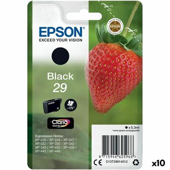 Originele inktcartridge Epson 29 XL Zwart (10 Stuks) 1