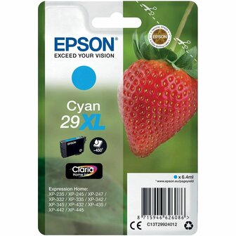 Originele inktcartridge Epson 29 XL Cyaan (10 Stuks) 2