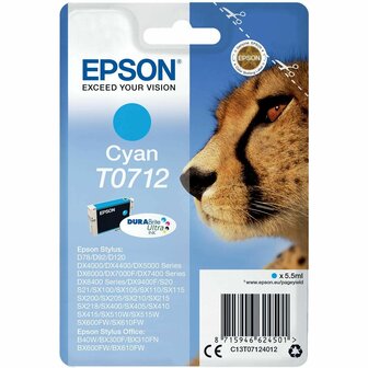 Originele inktcartridge Epson Stylus D-78/92/120/DX-4000/5000/6000/7000F Cyaan (10 Stuks) 2