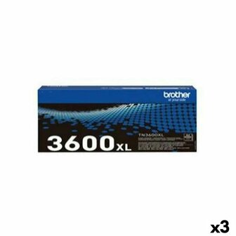 Originele Toner Brother HLL5210DN, 5210DW, 5215DN, 6210DW, 6410DN, DCPL551 Zwart (3 Stuks) 1