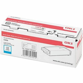 Originele Toner OKI C650 Cyaan 2
