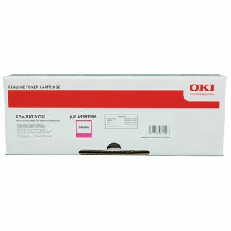 Originele Toner OKI 43381906 Magenta 2