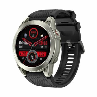 Smartwatch Manta SWA001SL Zwart Oranje Zilverkleurig 1,43&quot; 1