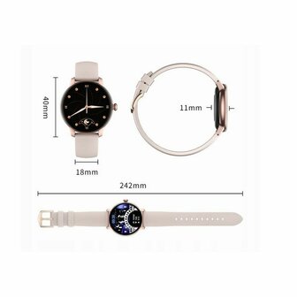 Smartwatch Oromed ORO LADY ACTIVE Roze 1,09&quot; 3
