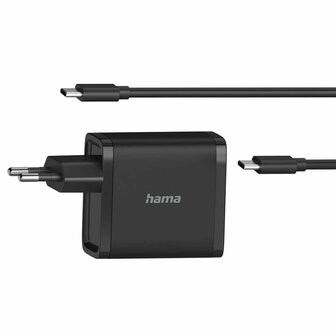 Laptop oplader Hama 00200005 Zwart 1