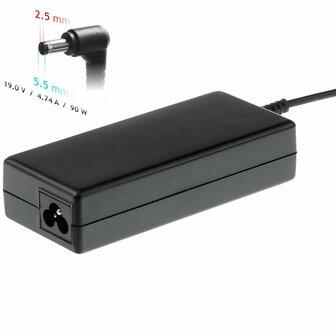 Laptop oplader Akyga AK-ND-10 90 W 2