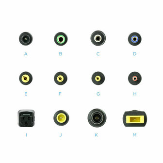 Laptop oplader TooQ TQLC-100BS01M Universeel 100W 2