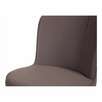 Leunstoel Paars Schelp Polyskin Staal (53 x 88 x 67 cm) 3