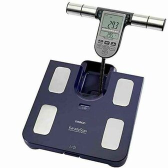 Digitale Personenweegschaal Omron BF511 Blauw Metaal Index Lichaamsvet 1