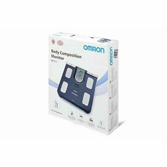 Digitale Personenweegschaal Omron BF511 Blauw Metaal Index Lichaamsvet 2