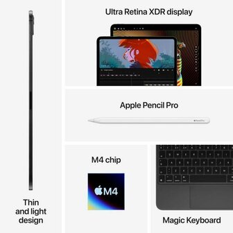 Tablet Apple iPad Pro 11&quot; 8 GB RAM 256 GB Zwart 5