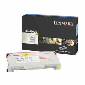 Toner Lexmark C-510 Geel Wit 1