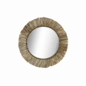 Wandspiegel DKD Home Decor Kristal Natuurlijk Jute (52 x 3 x 52 cm) 1