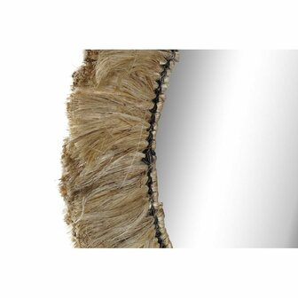 Wandspiegel DKD Home Decor Kristal Natuurlijk Jute (52 x 3 x 52 cm) 2