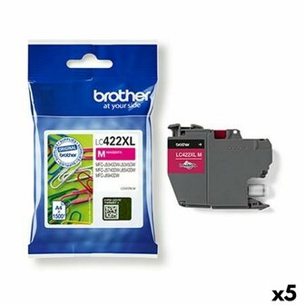 Originele inktcartridge Brother MFCJ5340DW, MFCJ5740DW, MFCJ6540DW, MFCJ6940DW Magenta (5 Stuks) 1