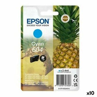 Originele inktcartridge Epson XP-2200 WF-2910DWF Cyaan (10 Stuks) 1
