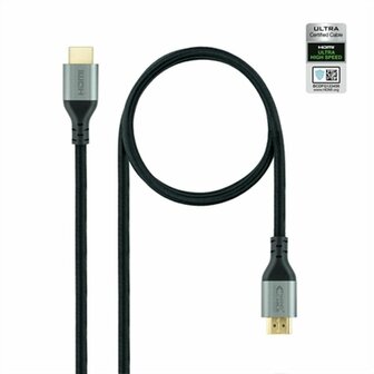 HDMI-Kabel NANOCABLE 10.15.8101 1 m Zwart 1