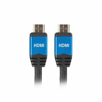 HDMI-Kabel Lanberg CA-HDMI-20CU-0030-BL Zwart 3 m 4K Ultra HD Mannelijk/Mannelijk 2