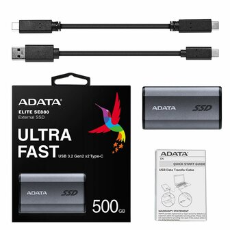 Externe Harde Schijf Adata SE880 2,5&quot; 500 GB SSD 7