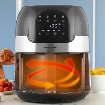 Airfryer InnovaGoods Fryinn 3500 Zwart 1400 W 3,5 L Roestvrij staal 2