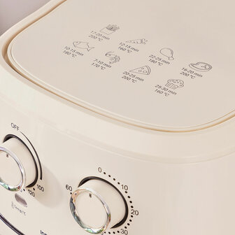 Airfryer InnovaGoods Vynner Pro 6500 Cr&egrave;me 1700 W 6,5 L Roestvrij staal 6